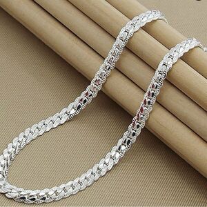 🔷 New 925 Sterling silver sparkling 20 inch chain 🔷